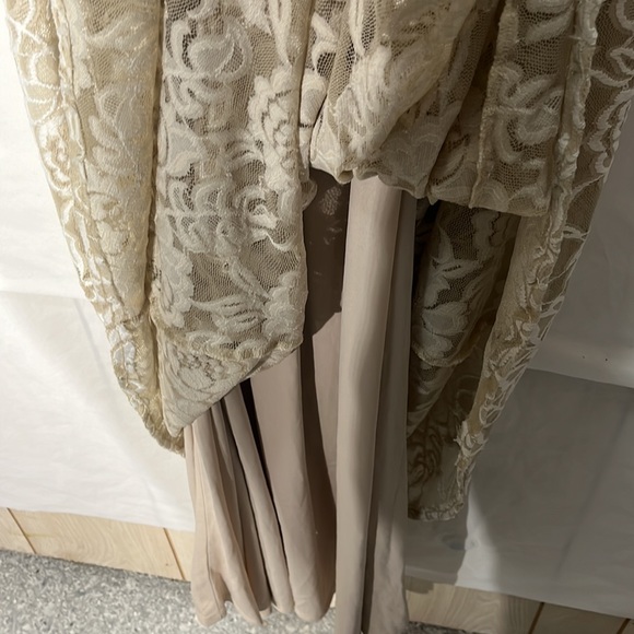 NWT Show Me Your Mumu White Lover's Lace Portia One Shoulder Maxi Dress Small - Picture 11 of 15